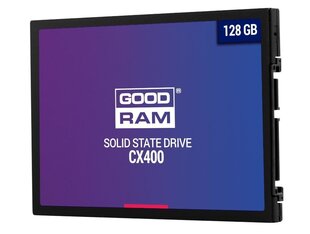 Жесткий диск SSD GOODRAM CX400 128GB (6.0Gb/s) SATAlll 2,5 цена и информация | Внутренние жёсткие диски (HDD, SSD, Hybrid) | kaup24.ee