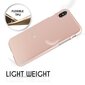 Mercury i-Jelly Back Case Strong Silicone Case With Metallic Glitter for Apple iPhone XS MAX Light Pink цена и информация | Telefoni kaaned, ümbrised | kaup24.ee