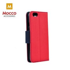 Mocco Fancy Book Case Чехол Книжка для телефона Apple iPhone XS / X Красный - Синий цена и информация | Чехлы для телефонов | kaup24.ee