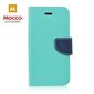 Mocco Fancy Book Case For Apple iPhone XS / X Mint / Blue цена и информация | Telefoni kaaned, ümbrised | kaup24.ee