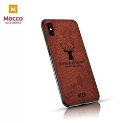 Mocco Deer Silicone Back Case for Apple iPhone XS Max Brown (EU Blister) hind ja info | Telefoni kaaned, ümbrised | kaup24.ee