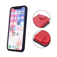 Mocco Smart Wallet Case Чехол Из Эко Кожи - Держатель Для Визиток Apple iPhone XS Max Красный цена и информация | Чехлы для телефонов | kaup24.ee