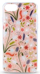 Mocco Spring Case Silicone Back Case for Apple iPhone XR Pink ( White Snowdrop ) hind ja info | Telefoni kaaned, ümbrised | kaup24.ee