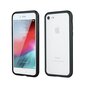 Mocco Double Side Aluminum Case 360 With Tempered Glass For Apple iPhone 6 Plus / 6S Plus Transparent - Black цена и информация | Telefoni kaaned, ümbrised | kaup24.ee