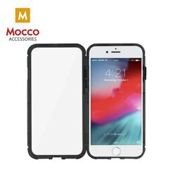 Mocco Double Side Aluminum Case 360 With Tempered Glass For Apple iPhone 6 Plus / 6S Plus Transparent - Black цена и информация | Чехлы для телефонов | kaup24.ee