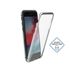 Mocco Double Side Case 360 Двухсторонний Чехол из Алюминия для телефона с защитным стеклом для Apple iPhone 6 / 6S Прозрачный - Серебрянный цена и информация | Чехлы для телефонов | kaup24.ee