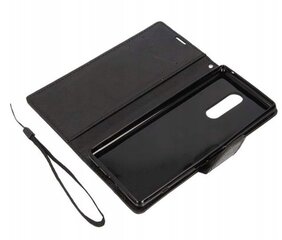 Mocco Fancy Book Case For Sony Xperia 1 / XZ4 Black hind ja info | Telefoni kaaned, ümbrised | kaup24.ee