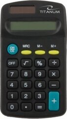 Kalkulaator Titanum TCL101, 8-täheline ekraan hind ja info | Kirjatarbed | kaup24.ee