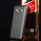 Qult Luxury Carbon Back Case Silicone Case for LG K420 K10 Black hind ja info | Telefoni kaaned, ümbrised | kaup24.ee