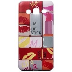 Mocco TPU Case Lip Stick Матовый Силиконовый чехол для Apple iPhone 7 Plus / Apple iPhone 8 Plus Design 2 цена и информация | Чехлы для телефонов | kaup24.ee