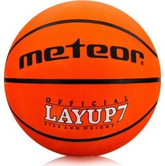 Баскетбольный мяч Meteor Layup 7 (7 размер) цена и информация | Баскетбольные мячи | kaup24.ee
