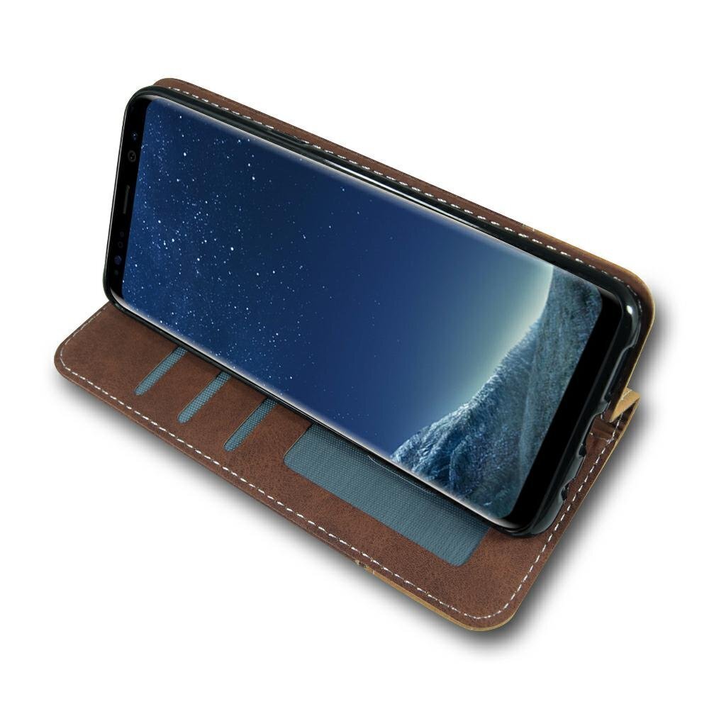 Mocco Suede Book Case For Samsung A305 Galaxy A30 Brown hind ja info | Telefoni kaaned, ümbrised | kaup24.ee