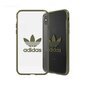 Adidas OR Clear Case - Bumper for Apple iPhone X / XS Green (EU Blister) hind ja info | Telefoni kaaned, ümbrised | kaup24.ee