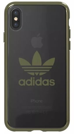 Adidas OR Clear Case - Bumper for Apple iPhone X / XS Green (EU Blister) hind ja info | Telefoni kaaned, ümbrised | kaup24.ee