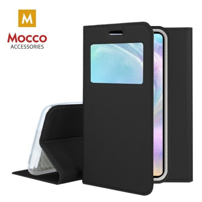 Mocco Smart Look Magnet Book Case With Window For Samsung M105 Galaxy M10 Black цена и информация | Telefoni kaaned, ümbrised | kaup24.ee