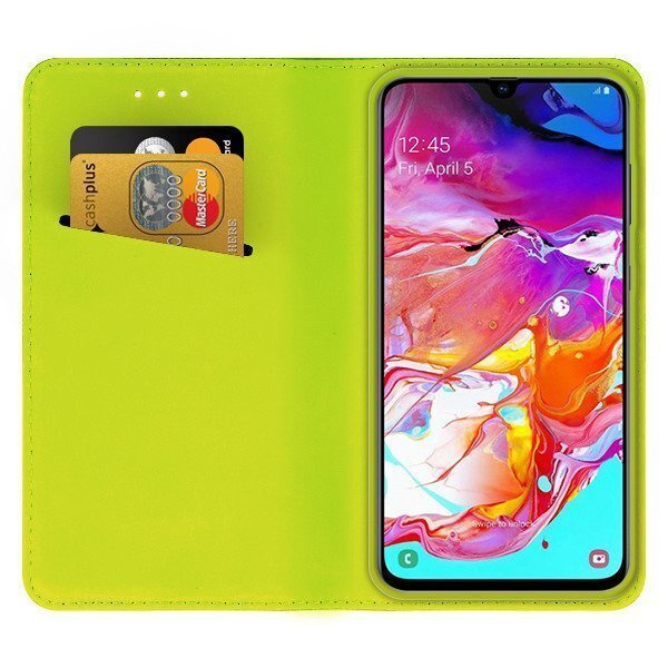 Mocco Smart Magnet Book Case For Samsung A805 Galaxy A80 Green цена и информация | Telefoni kaaned, ümbrised | kaup24.ee