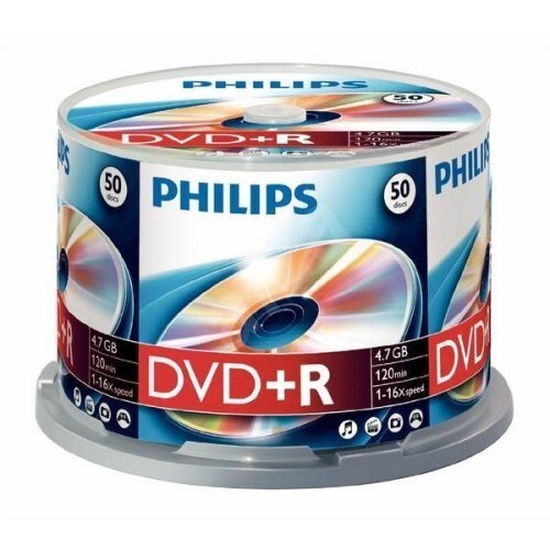 Philips DVD+R 4.7GB CAKE BOX 50 цена и информация | Vinüülplaadid, CD, DVD | kaup24.ee