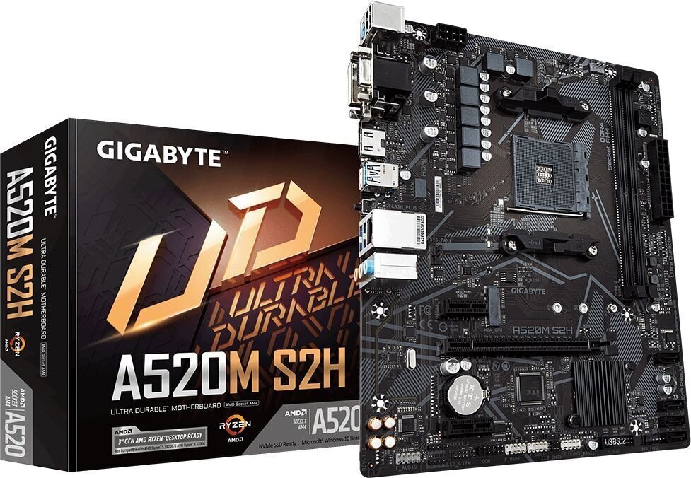 Gigabyte A520M S2H hind ja info | Emaplaadid | kaup24.ee