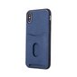 Mocco Smart Wallet Eco Leather Case - Card Holder For Apple iPhone X / XS Blue цена и информация | Telefoni kaaned, ümbrised | kaup24.ee