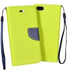 Mocco Fancy Book Case For LG K10 (2017) Green - Blue hind ja info | Telefoni kaaned, ümbrised | kaup24.ee