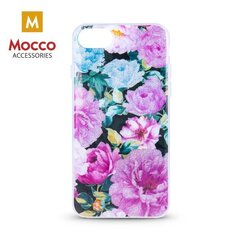 Mocco Spring Case Silicone Back Case for Apple iPhone XS Max (Pink Peonies) цена и информация | Чехлы для телефонов | kaup24.ee
