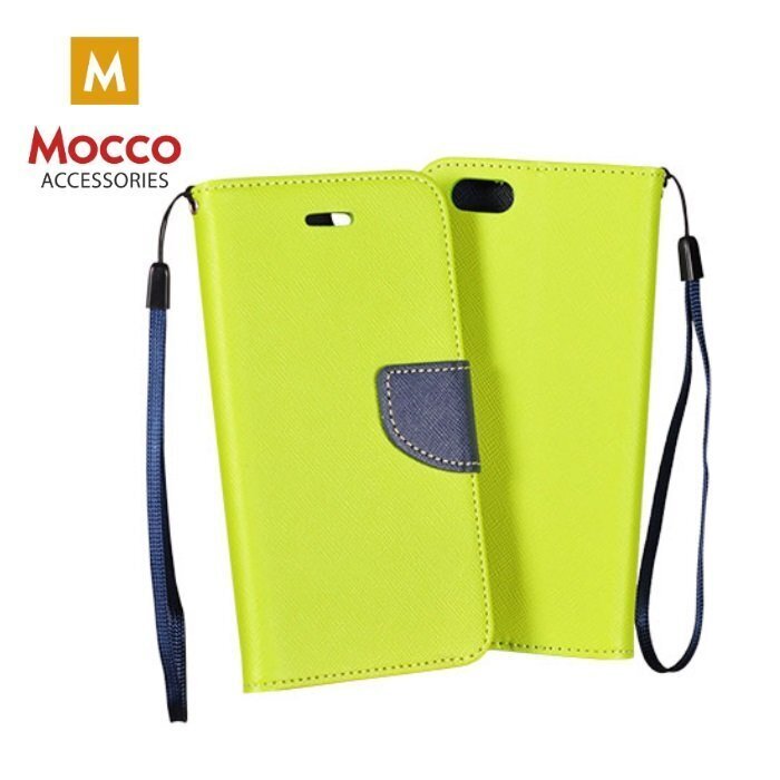 Mocco Fancy Book Case For Sony Xperia E5 Green - Blue hind ja info | Telefoni kaaned, ümbrised | kaup24.ee