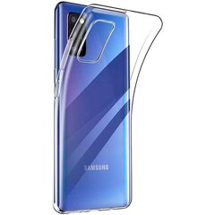 Silikoonist telefoniümbris Fusion Ultra 2 mm Protect Samsung A415 Galaxy A41, läbipaistev hind ja info | Telefoni kaaned, ümbrised | kaup24.ee