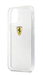 Silikoonist telefoniümbris Ferrari ESTRHCP12STR Protect Apple iPhone 12 Mini, läbipaistev hind ja info | Telefoni kaaned, ümbrised | kaup24.ee