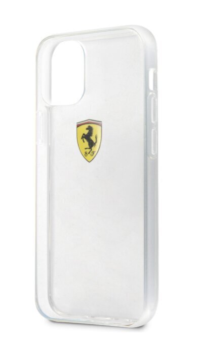 Silikoonist telefoniümbris Ferrari ESTRHCP12STR Protect Apple iPhone 12 Mini, läbipaistev цена и информация | Telefoni kaaned, ümbrised | kaup24.ee