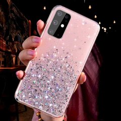 Чехол Fusion Glue Glitter для Apple iPhone 12 Pro Max, розовый цена и информация | Чехлы для телефонов | kaup24.ee