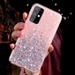 Silikoonist telefoniümbris Fusion Glue Glitter Back Case Apple iPhone 12 Pro Max, roosa цена и информация | Telefoni kaaned, ümbrised | kaup24.ee