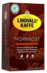 Кофе молотый Lindvalls Morkrost, 450 г цена и информация | Кофе, какао | kaup24.ee