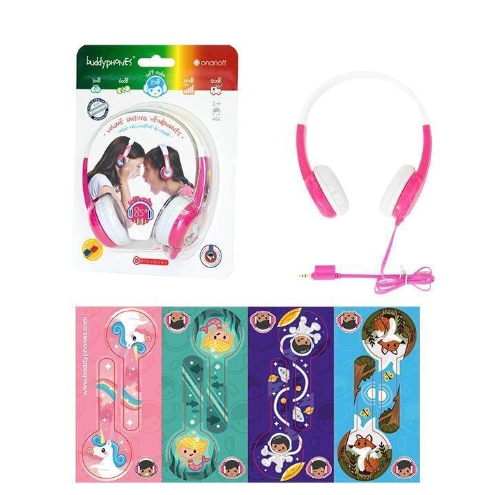 BuddyPhones Discover Pink hind ja info | Kõrvaklapid | kaup24.ee