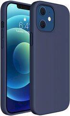 Silikoonist telefoniümbris Fusion Elegance Fiber Protect Apple iPhone 12 Pro Max, sinine цена и информация | Чехлы для телефонов | kaup24.ee