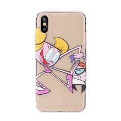 Cartoon Network Dexter Silicone Case for Apple iPhone XS Max Dexter with Dee Dee hind ja info | Telefoni kaaned, ümbrised | kaup24.ee