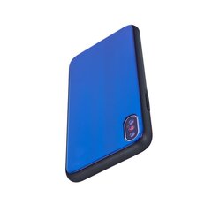 Mocco Aurora Glass Silicone Back Case for Apple iPhone XS Max Blue hind ja info | Telefoni kaaned, ümbrised | kaup24.ee