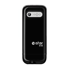 eStar X18, 0.5 GB, Dual SIM Black hind ja info | Telefonid | kaup24.ee