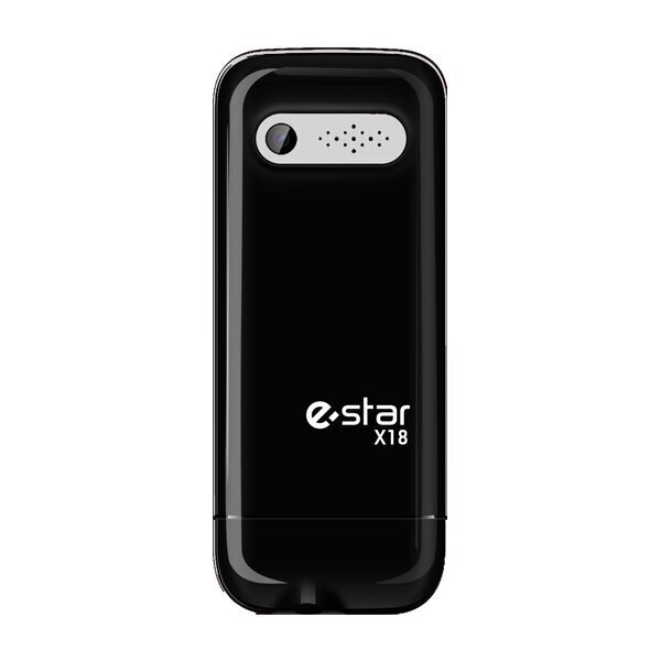 eStar X18, 0.5 GB, Dual SIM Black цена и информация | Telefonid | kaup24.ee