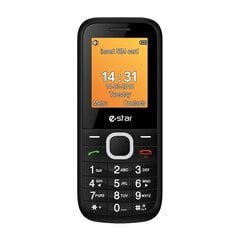 eStar X18, 0.5 GB, Dual SIM Black kaina ir informacija | Telefonid | kaup24.ee