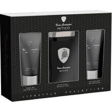 Komplekt Tonino Lamborghini Mitico meestele: tualettvesi EDT, 125 ml + dušigeel, 100 ml + habemeajamisjärgne palsam, 100 ml hind ja info | Meeste parfüümid | kaup24.ee