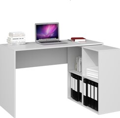 Письменный стол Malax 2x2 Plus, белый цена и информация | Компьютерные, письменные столы | kaup24.ee
