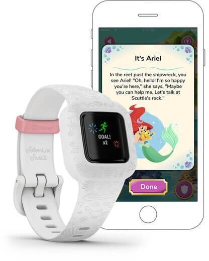 Garmin vívofit® jr. 3 Disney Princess White цена и информация | Nutikellad (smartwatch) | kaup24.ee