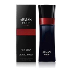 Parfüümvesi Giorgio Armani Armani Code A-List EDT meestele 75 ml цена и информация | Мужские духи | kaup24.ee