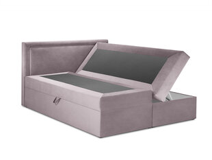 Кровать Mazzini Beds Yucca 200x200 см, розовая цена и информация | Кровати | kaup24.ee