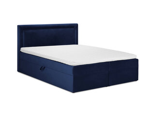Кровать Mazzini Beds Yucca 200x200 см, синяя цена и информация | Кровати | kaup24.ee