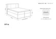 Voodi Mazzini Beds Afra 200x200 cm, heleroheline hind ja info | Voodid | kaup24.ee