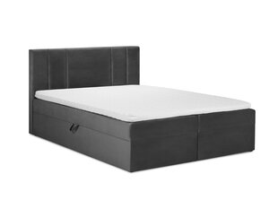 Кровать Mazzini Beds Afra 200x200 см, темно-серая цена и информация | Кровати | kaup24.ee