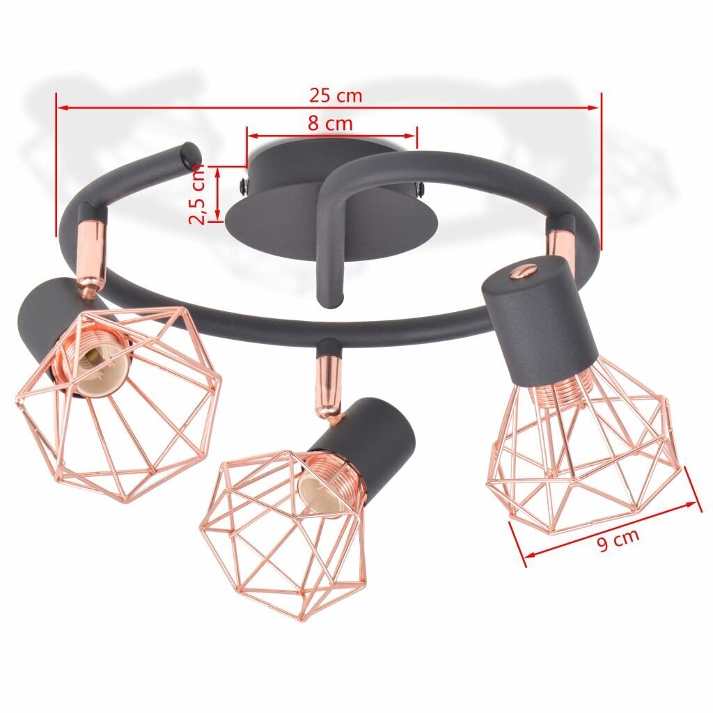 Laelamp 3 LED pirniga цена и информация | Laelambid | kaup24.ee