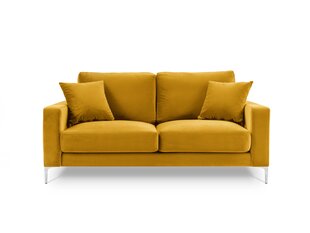 Двухместный диван Kooko Home Lyrique, желтый цена и информация | Диваны | kaup24.ee
