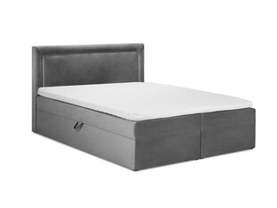 Кровать Mazzini Beds Yucca 200x200 см, серая цена и информация | Кровати | kaup24.ee